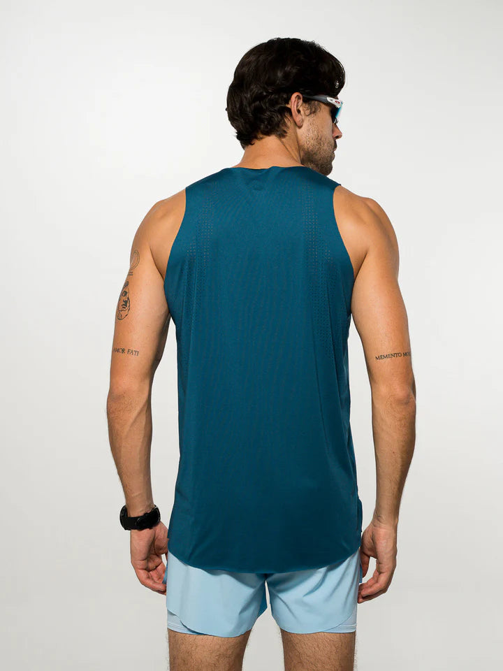 Playera Esqueleto Seamless Force Men Aqua