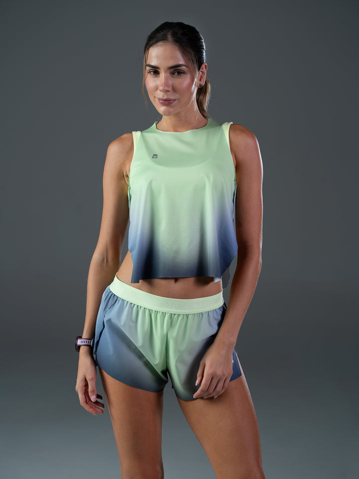Pleat Tank Top Airwave Blusa