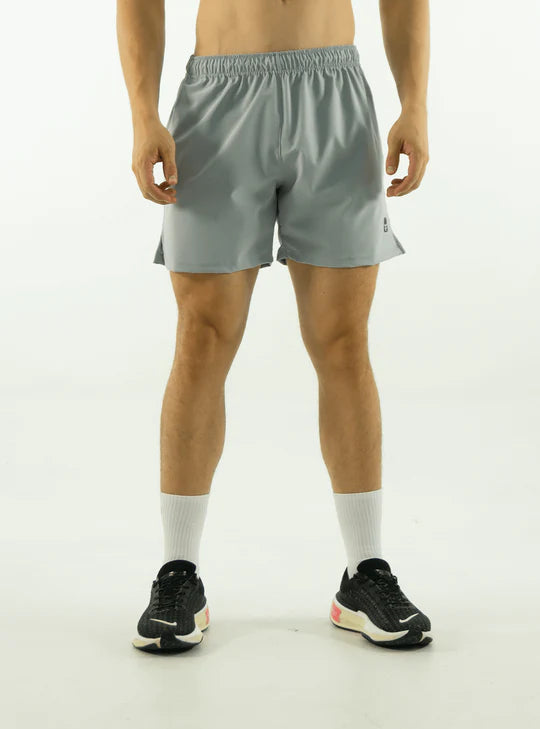 Short Running Ajustado Gris claro