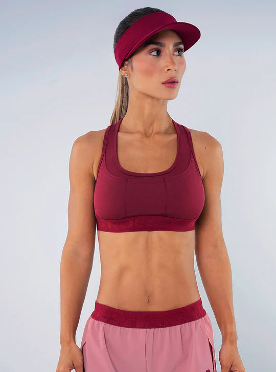 Visera Pro Fit Vino Tinto