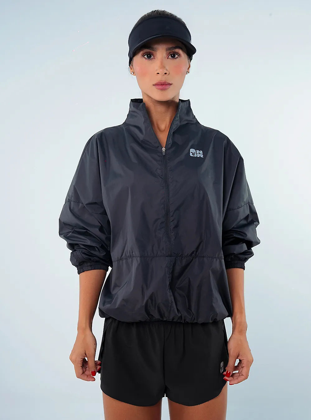 Chaqueta Cortavientos Negra