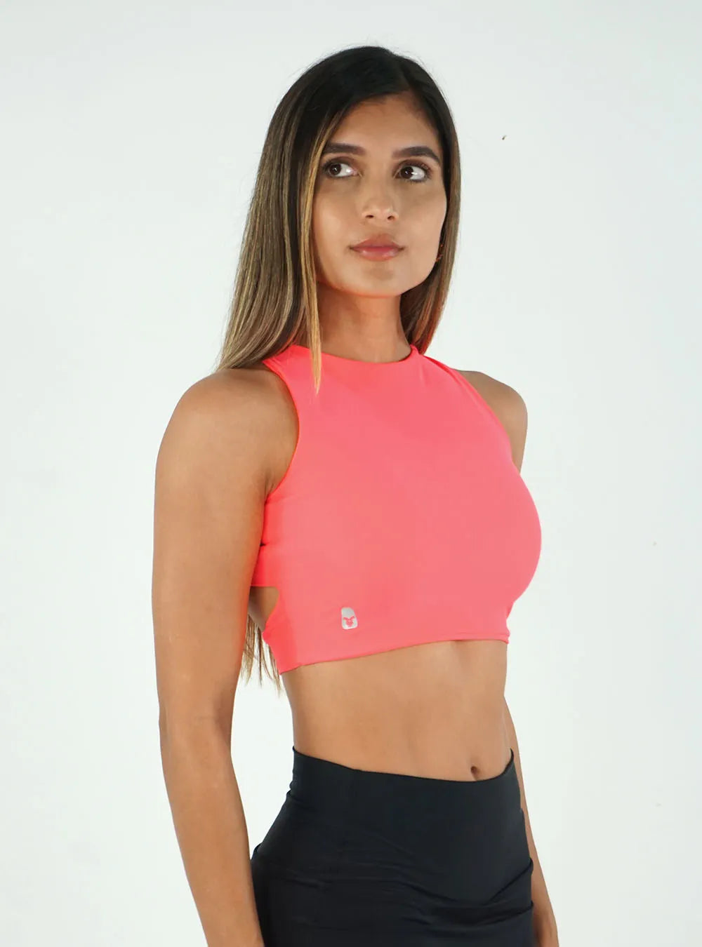 Top Trenza Coral