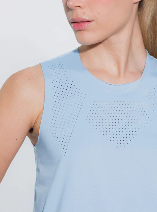 Camiseta Corte Laser Azul