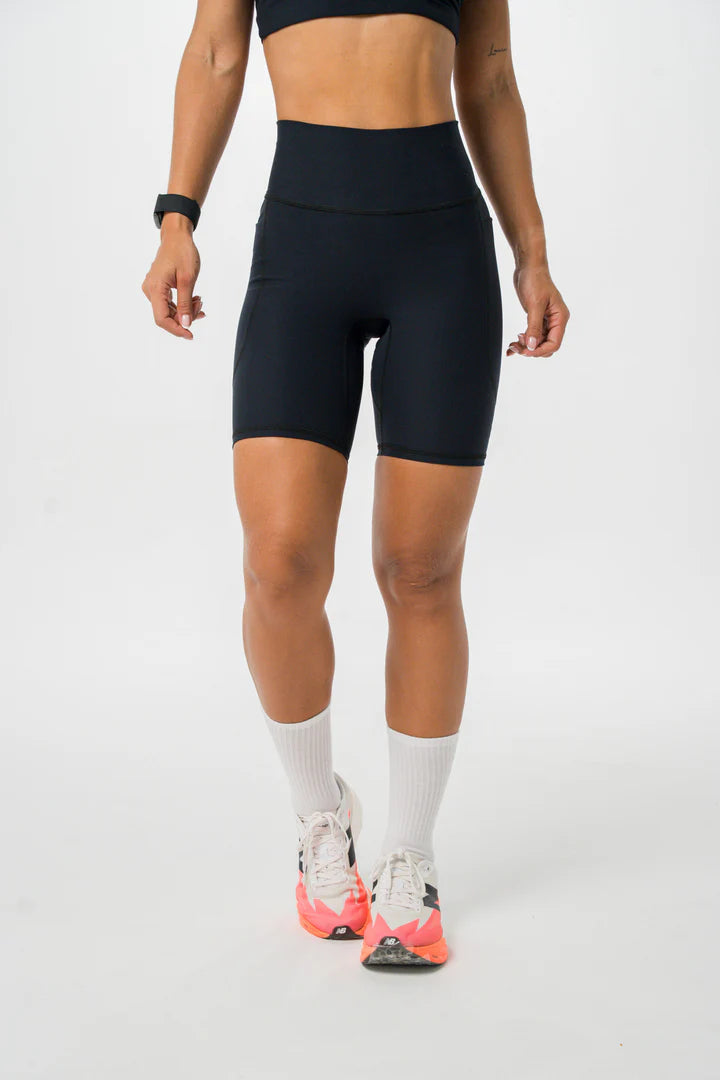 Biker running negro