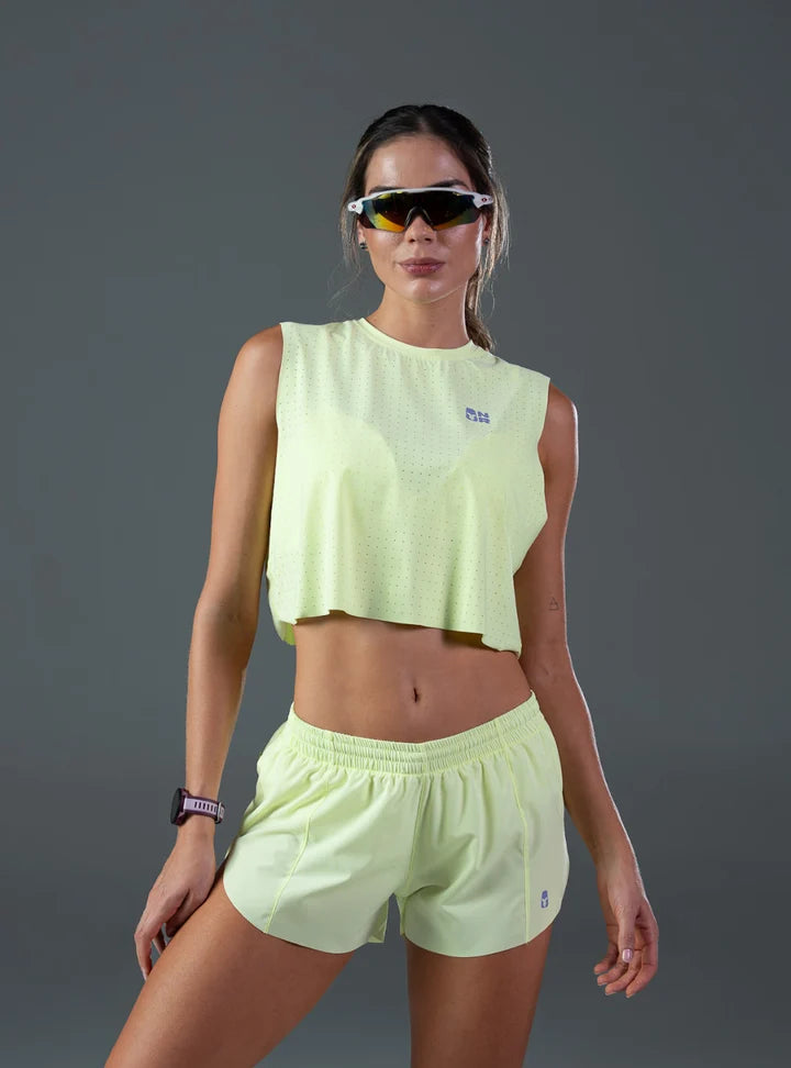 Crop Top Velocity Air Neon Green