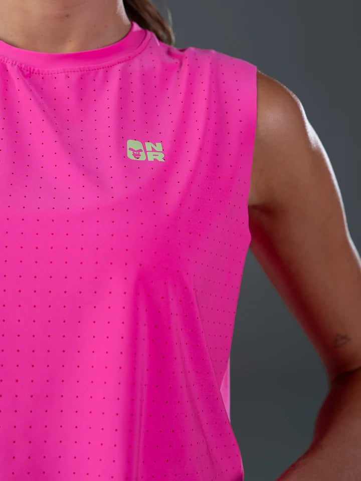 Crop Top Velocity Air Neon Pink