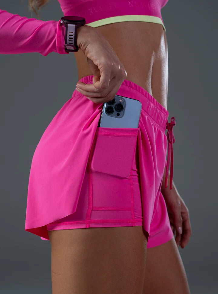 Drift Running Short Neon Pink