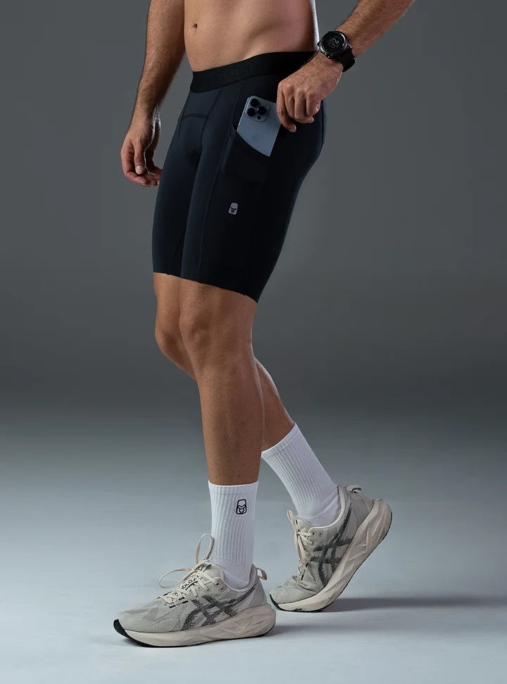 Lycra De Compresión Corta Black