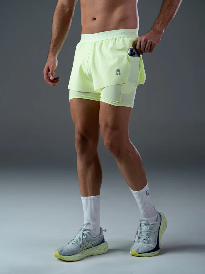 Pantaloneta Core Motion Neon Green