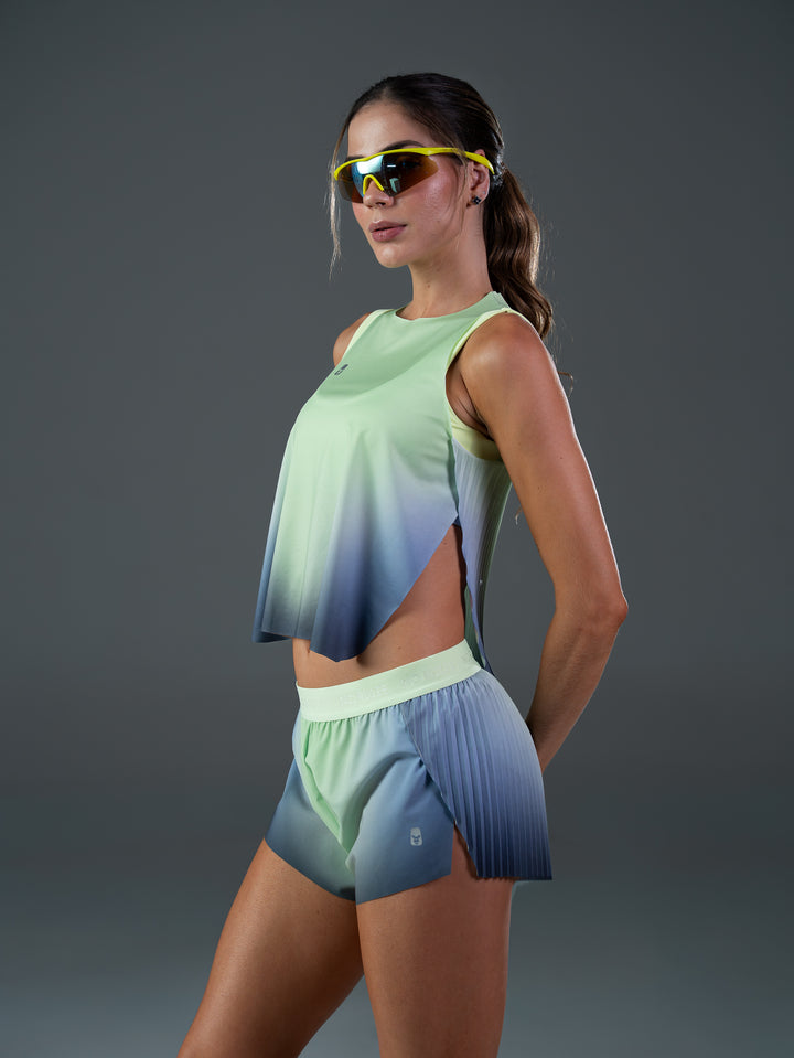 Pleat Tank Top Airwave Blusa