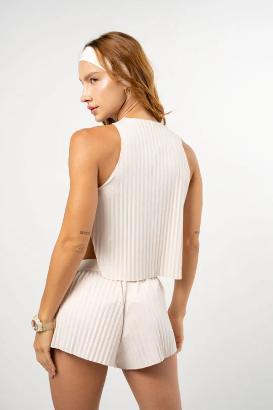 Blusa Top Cream