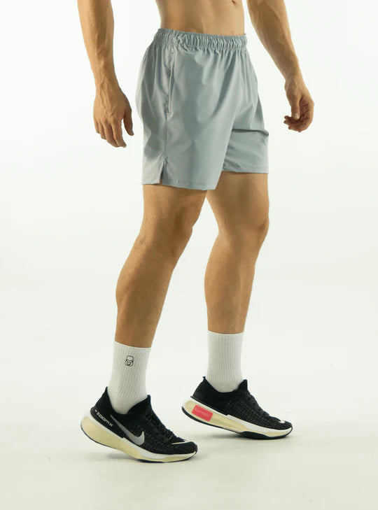Short Running Ajustado Gris claro