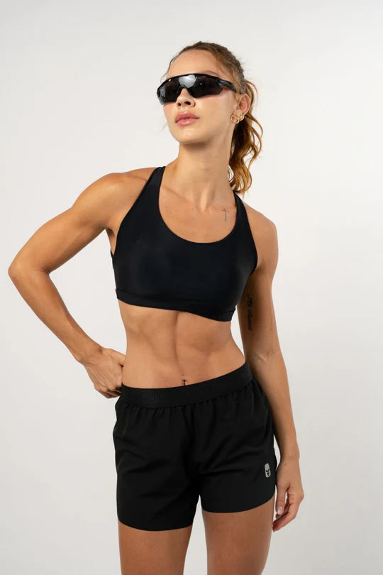Retro cros Top Negro