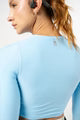 Retro Rush Long Sleeve Top Baby Blue