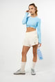 Retro Rush Long Sleeve Top Baby Blue