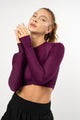 Retro Rush Long Sleeve Top Berenjena