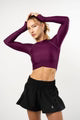 Retro Rush Long Sleeve Top Berenjena