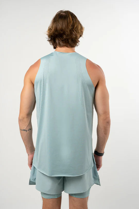 Playera Esqueleto Seamless Force Men Ligth blue