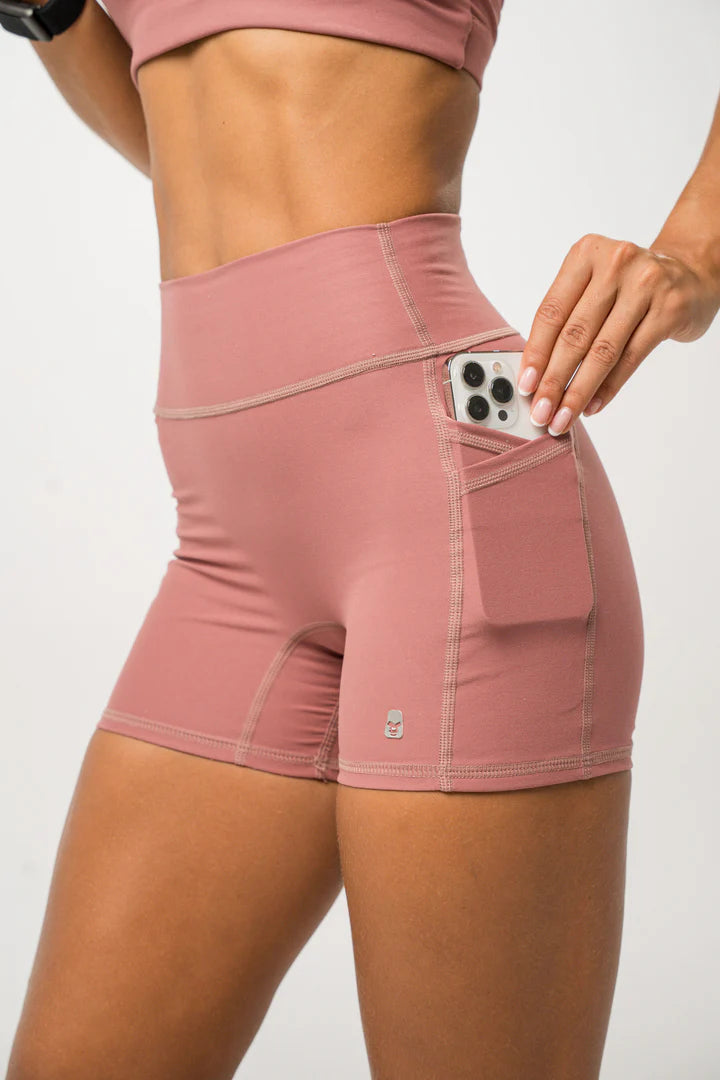 Short Pretina Alta Berry