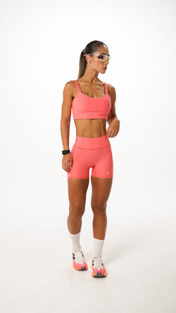 Short Pretina Alta Coral