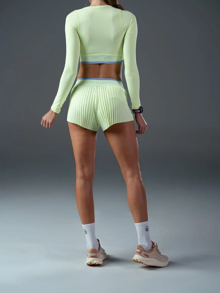 Short Running Performance Neon Green con lycra