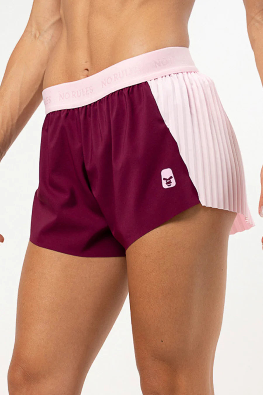 Short running Performance Berenjena sin lycra