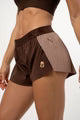 Short running Performance Chocolate con lycra