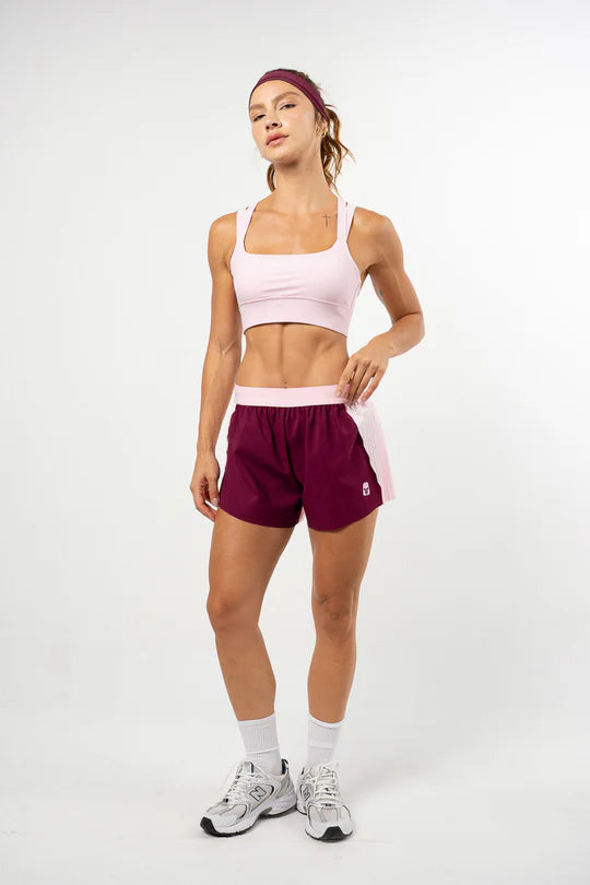 Short running Performance Berenjena sin lycra