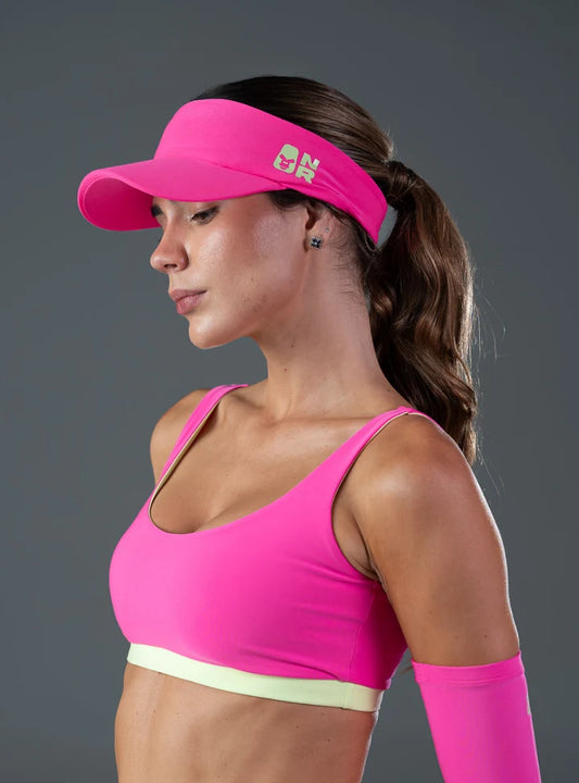 Visera Running Beat Neon Pink