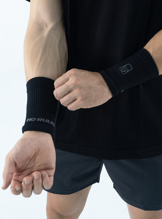 Wrist Bands Negro/Gris