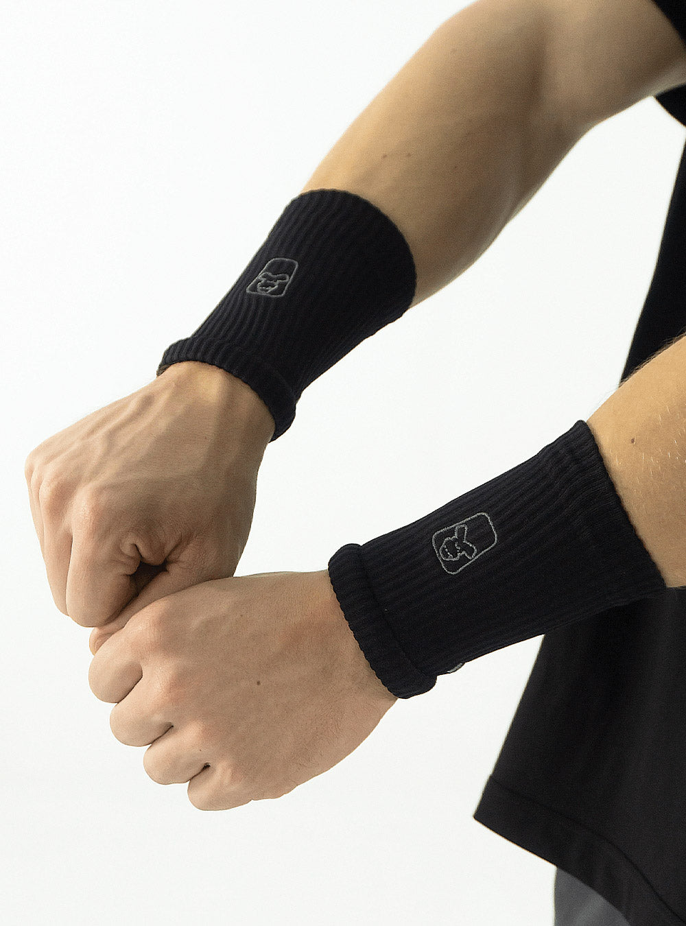 Wrist Bands Negro/Gris