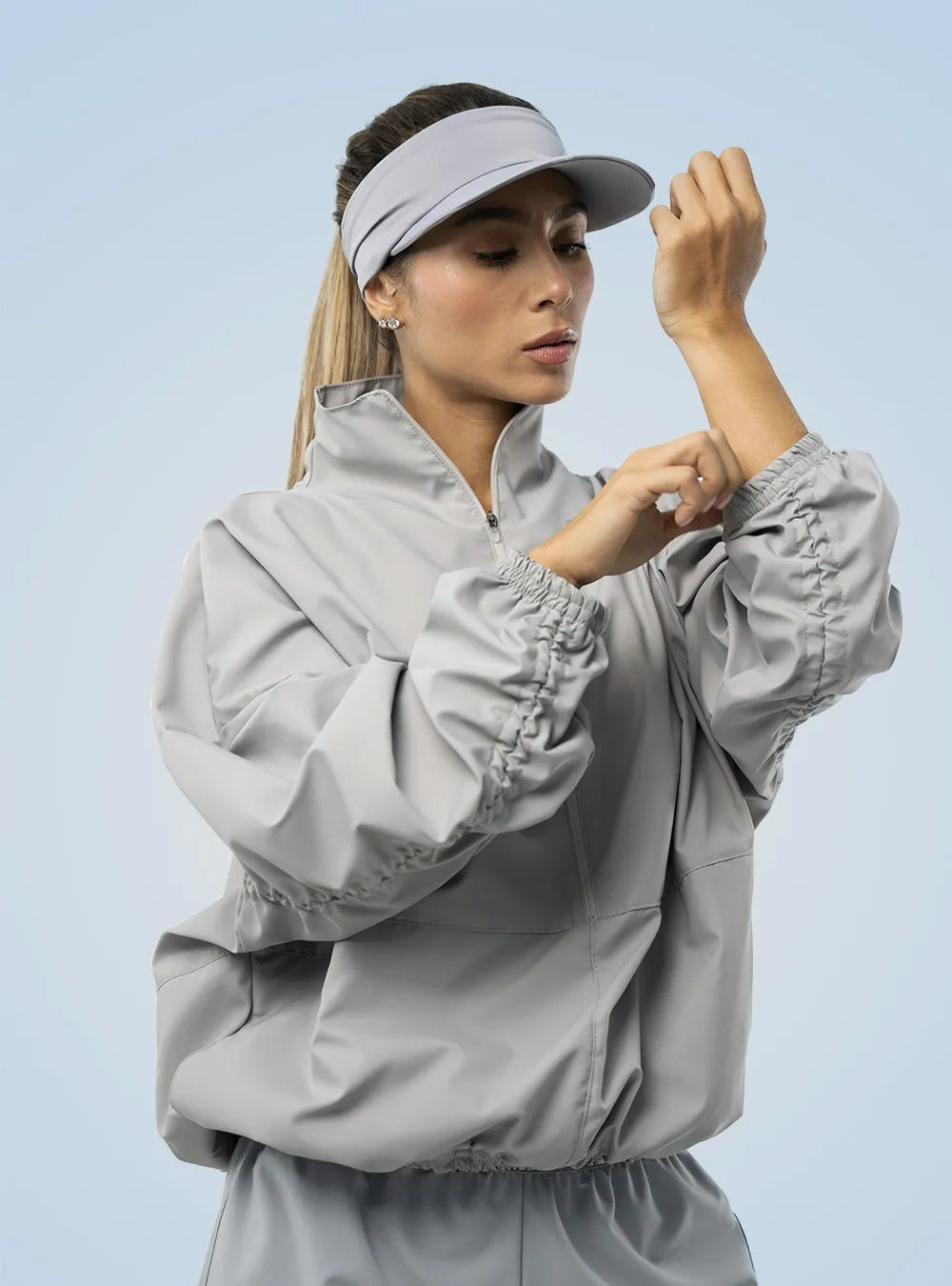 Chaqueta Cortavientos Gris