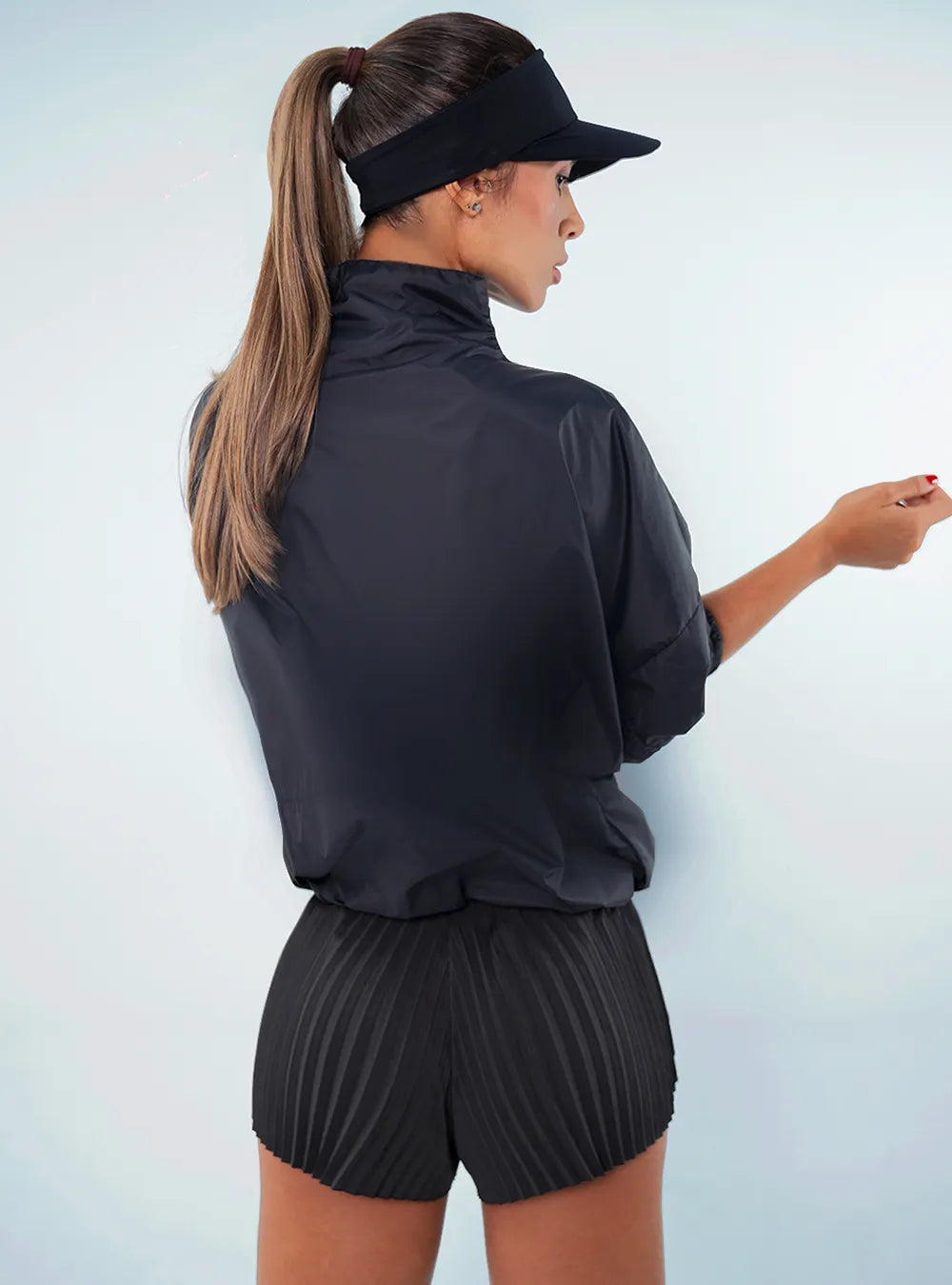 Chaqueta Cortavientos Negra