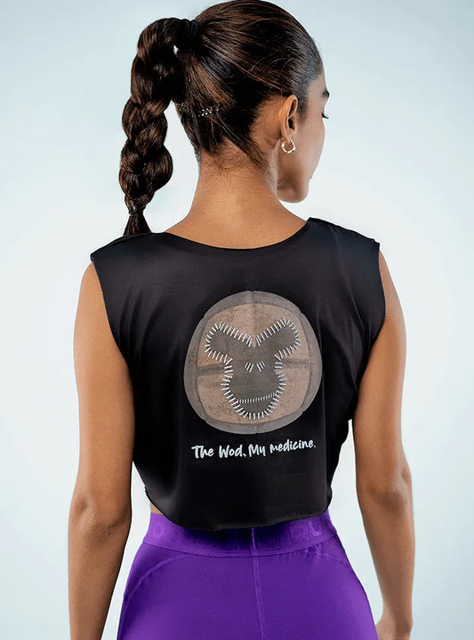Crop Top Sin Costuras Medicine Ball