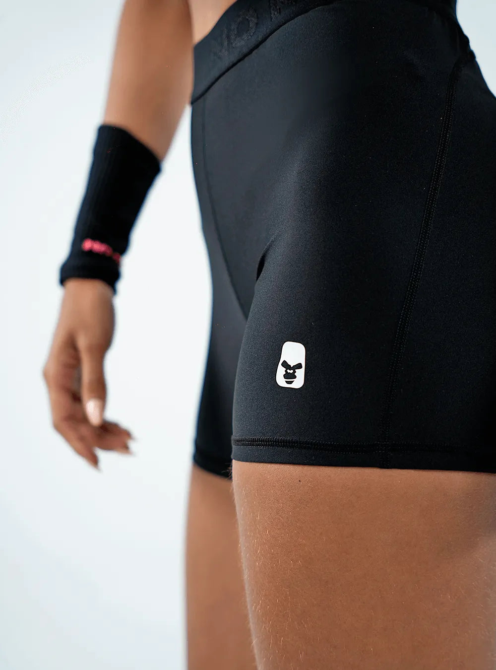 Short Pretina Alta con Elástico Negro