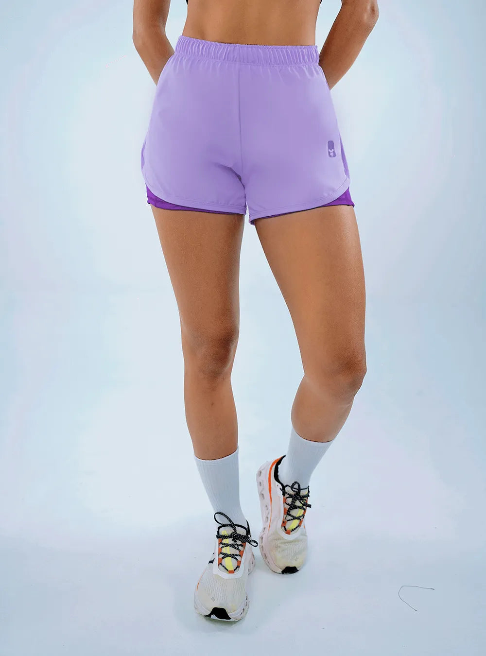 Short Running con Licra Unicolor