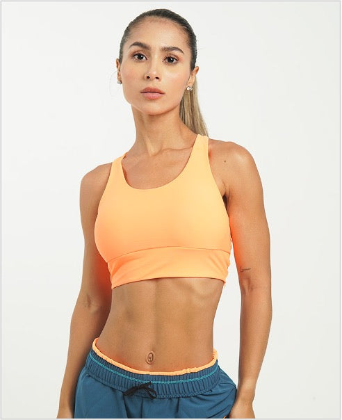 Top Glow Fit Naranja