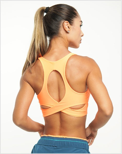 Top Glow Fit Naranja