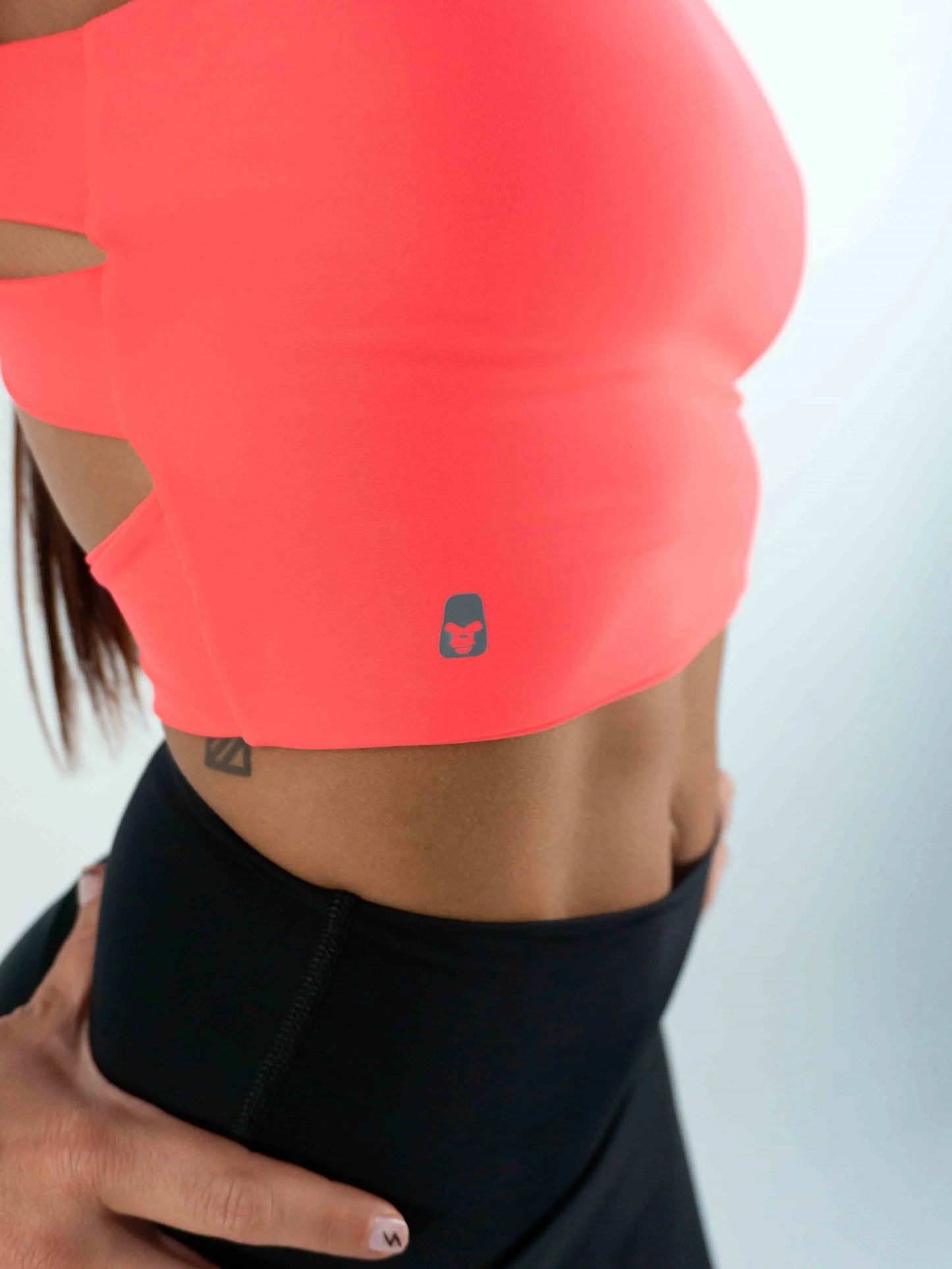 Top Trenza Coral